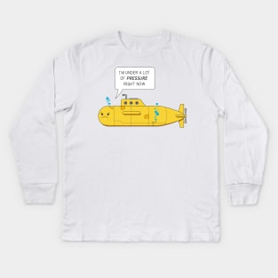 Under Pressure Kids Long Sleeve T-Shirt